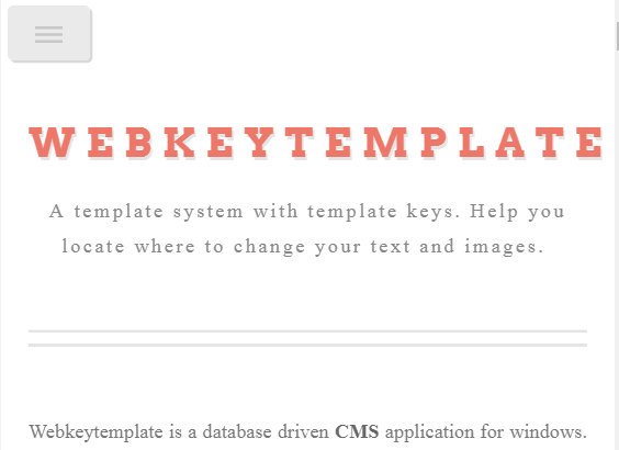 webkeytemplate